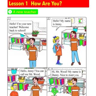 Lesson 1 How are you？
