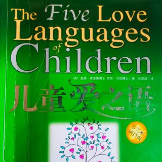 《儿童爱之语》第三章 爱的语言之二：肯定的言词2