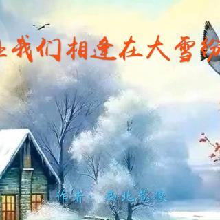 《让我们相逢在大雪纷飞时》作者：西北苍狼 诵读：大连伙计