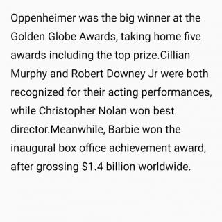 20240111   2024金球奖名单揭晓，《奥本海默》如何成为最大赢家？