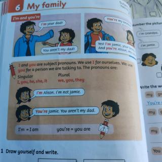 Grammar Friends1 Lesson6  My family