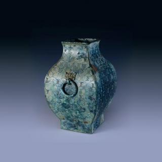 镶嵌绿松石铜方壶 · 湖南省博物馆