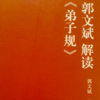 郭文斌解读《弟子规》第32集  从容端正心作镜