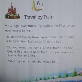 Travel by train