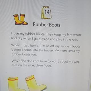 Rubber boots