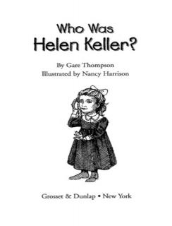 Elva Who was Helen Keller 7