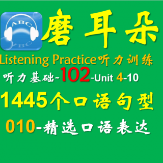 102-Unit4-1445个口语句型-010精选口语表达