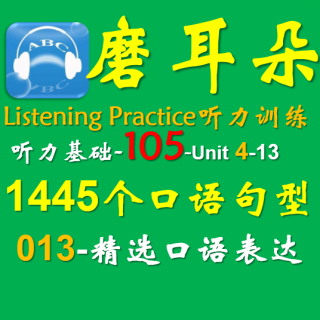 105-Unit4-1445个口语句型-013精选口语表达