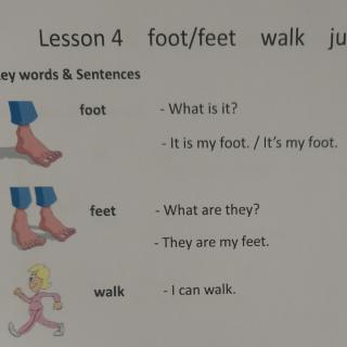 lesson 4 foot /feet