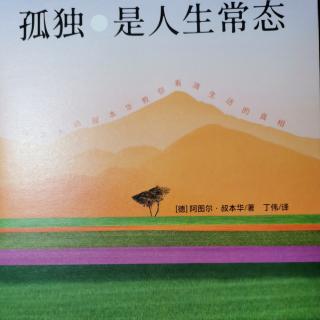 《孤独是人生常态》荣誉的本质 4/4