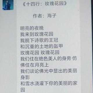 海子的诗歌