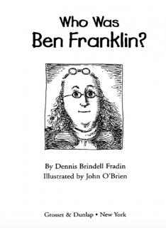 Elva Who Was Ben Franklin 1
