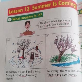 Lesson. 13. Summer. Is.  Coming