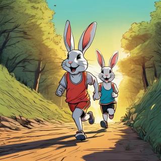 皮皮的跑步比赛（9）小兔皮皮和同学们丨罐子姐姐童话