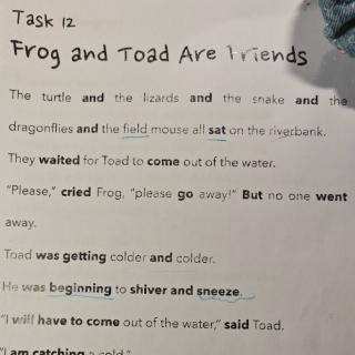 frog and toad are friends