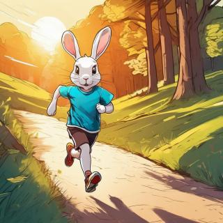 皮皮的跑步比赛（12）小兔皮皮和同学们丨罐子姐姐童话
