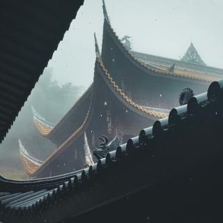 雨中的玉佛寺，作者：心海同舟