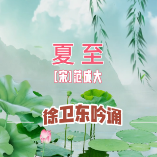 徐卫东配乐吟诵《夏至》（范成大）