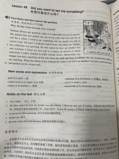 NCE 2 Lesson 48 Did you want to tell me something？课文