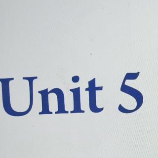 Unit 5 词汇