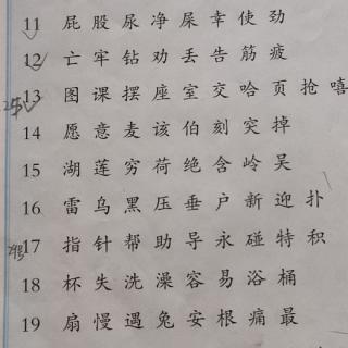 生字拼音听写4