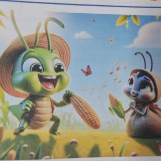 1000词  The ant and the Grasshopper