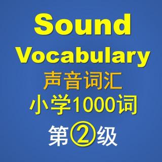 SV小学2级-Unit2-A Word List（Track 04）SV小学英语