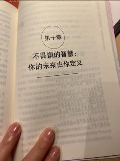 《静心的智慧》第十章不畏惧的智慧：你的未来由你定义