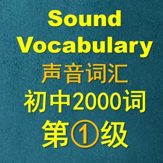 SV初中1级-Unit15①-Word List①（Track 72-73）SV