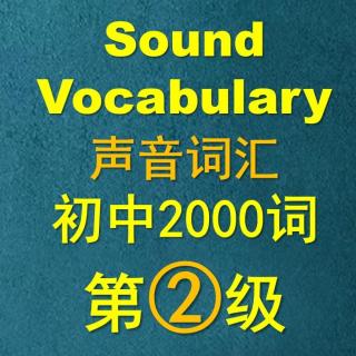 SV初中2级-Unit14①-Word List①（Track 67-68）SV