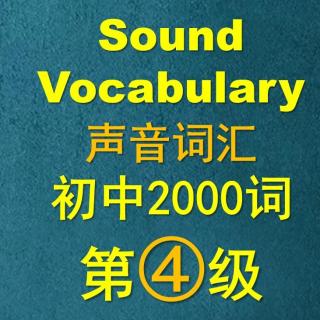 SV初中4级-Unit4①-Word List①（Track 17-18-）SV