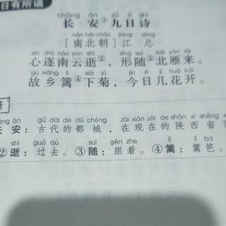 長安九日詩